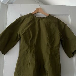 Dries van Noten Olive Green Blouse